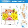 image122PCS Professional Painting SetArt Painting Supplies KitCanvas Painting Kit with Tabletop Wooden Easel72ColorsAcrylic Paint SetWatercolorOil Brushes CanvasesPainting Set for Kids Adults36Color