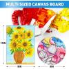 image122PCS Professional Painting SetArt Painting Supplies KitCanvas Painting Kit with Tabletop Wooden Easel72ColorsAcrylic Paint SetWatercolorOil Brushes CanvasesPainting Set for Kids Adults36Color