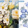 image122PCS Professional Painting SetArt Painting Supplies KitCanvas Painting Kit with Tabletop Wooden Easel72ColorsAcrylic Paint SetWatercolorOil Brushes CanvasesPainting Set for Kids Adults72Color