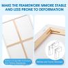 image14 Packs Stretched Canvas for Painting MultiSize 12x16 10x12 8x10 5x7 8x8 6x6 4x4 2 of Each Primed Blank Canvas for Oil Acrylic Paintfor Beginner Artist3Pack30X40 Canvas
