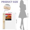 image14 Packs Stretched Canvas for Painting MultiSize 12x16 10x12 8x10 5x7 8x8 6x6 4x4 2 of Each Primed Blank Canvas for Oil Acrylic Paintfor Beginner Artist2Pack24x36 Canvas