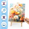 image14 Packs Stretched Canvases for Painting Multi Pack 11x14 944x12 8x10 5x7 4x4 Round Canvas with 8x810x102 of Each Blank Primed Canvas for Oil Paint Acrylic Paint for Beginners Artists12 Packs1Size 912in