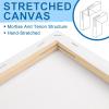 image14 Packs Stretched Canvases for Painting Multi Pack 11x14 944x12 8x10 5x7 4x4 Round Canvas with 8x810x102 of Each Blank Primed Canvas for Oil Paint Acrylic Paint for Beginners Artists12 Packs1Size 912in