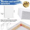 image14 Packs Stretched Canvases for Painting Multi Pack 11x14 944x12 8x10 5x7 4x4 Round Canvas with 8x810x102 of Each Blank Primed Canvas for Oil Paint Acrylic Paint for Beginners Artists60 Packs1Sizes 810in