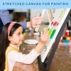 image14 Packs Stretched Canvases for Painting Multi Pack 11x14 944x12 8x10 5x7 4x4 Round Canvas with 8x810x102 of Each Blank Primed Canvas for Oil Paint Acrylic Paint for Beginners Artists12 Packs1Size 912in