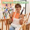 image14 Packs Stretched Canvases for Painting Multi Pack 11x14 944x12 8x10 5x7 4x4 Round Canvas with 8x810x102 of Each Blank Primed Canvas for Oil Paint Acrylic Paint for Beginners Artists6 Packs1Sizes 1620in