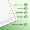 image14 Packs Stretched Canvases for Painting Multi Pack 11x14 944x12 8x10 5x7 4x4 Round Canvas with 8x810x102 of Each Blank Primed Canvas for Oil Paint Acrylic Paint for Beginners Artists6 Packs1Sizes 1620in