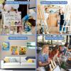 image3 Pack Canvases for Painting with Multi Pack 11x14 5x7 8x10 Painting Canvas for Oil ampamp Acrylic Paint16 Packs1Sizes 810in