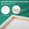 image3 Pack Canvases for Painting with Multi Pack 11x14 5x7 8x10 Painting Canvas for Oil ampamp Acrylic Paint18 Packs  6 Sizes 3 of Each