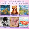 image3 Pack Canvases for Painting with Multi Pack 11x14 5x7 8x10 Painting Canvas for Oil ampamp Acrylic Paint24 Packs  3Sizes5x7 8x10 11x14