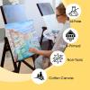 image30 Pack Canvases for Painting with 4x4 5x7 8x10 9x12 11x14 12x16 Painting Canvas for Oil ampamp Acrylic Paint12X12IN 10 Packs