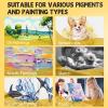 image30 Pack Canvases for Painting with 4x4 5x7 8x10 9x12 11x14 12x16 Painting Canvas for Oil ampamp Acrylic Paint12X12IN 10 Packs