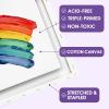 image30 Pack Canvases for Painting with 4x4 5x7 8x10 9x12 11x14 12x16 Painting Canvas for Oil ampamp Acrylic Paint16X20IN 12 Packs
