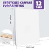 image30 Pack Canvases for Painting with 4x4 5x7 8x10 9x12 11x14 12x16 Painting Canvas for Oil ampamp Acrylic Paint16X20IN 12 Packs