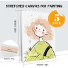 image30 Pack Canvases for Painting with 4x4 5x7 8x10 9x12 11x14 12x16 Painting Canvas for Oil ampamp Acrylic Paint18X24IN 5 Packs
