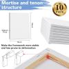 image30 Pack Canvases for Painting with 4x4 5x7 8x10 9x12 11x14 12x16 Painting Canvas for Oil ampamp Acrylic Paint8X10IN 10 Packs