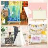 imageESRICH 118In Wood EaselsTabletop Painting Display Easels Painting Party Easel Kids Student Tabletop Easels for PaintingPortable Canvas Photo Picture Sign Holder4 Pack 1184PK