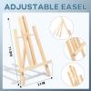 imageESRICH 130PCS Canvas with Easel Set Paint and Sip Kit for AdultsPaint Brushes Canvas Panel Painting KitPainting Supplies Kit for Kids Artists and Beginners to Painting Party78 PCS
