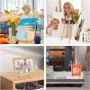 imageESRICH 2 Pack 118quot Wood EaselsTabletop Easel for PaintingPainting Party Displaying Canvases Kids Student Table School Desktop Portable Canvas Photo Picture Sign Holder162P