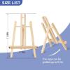 imageESRICH 2 Pack 118quot Wood EaselsTabletop Easel for PaintingPainting Party Displaying Canvases Kids Student Table School Desktop Portable Canvas Photo Picture Sign Holder1182P