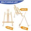 imageESRICH 2 Pack 118quot Wood EaselsTabletop Easel for PaintingPainting Party Displaying Canvases Kids Student Table School Desktop Portable Canvas Photo Picture Sign Holder1182P