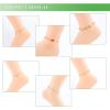 imageESRICH 3040PCS Anklets for Women Ankle Bracelets for Wemen with Gold Silver Rose Gold Three Style Anklets for Women Waterproof for Beach Jewelry Gifts Adjustable Size Beach Anklet Set