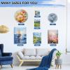 imageESRICH 4 Pack Stretched Canvas for Painting with 9x12 5x7 4x4 3x3 Primed AcidFree Cotton Blank Canvases for Painting Painting Canvas for Oil ampamp Acrylic Paint12PCS7sizes