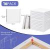 imageESRICH 4 Pack Stretched Canvas for Painting with 9x12 5x7 4x4 3x3 Primed AcidFree Cotton Blank Canvases for Painting Painting Canvas for Oil ampamp Acrylic Paint8x8in16P