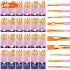 imageESRICH Acrylic Paint Brushes Set 16 Packs 160 Pcs Nylon Brush Head Suitable for Acrylic Oil WatercolorRock Body Face Nail ArtPerfect Suit of Art Painting Best Gift for Kids Adult DrawingPink