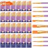 imageESRICH Acrylic Paint Brushes Set 16 Packs 160 Pcs Nylon Brush Head Suitable for Acrylic Oil WatercolorRock Body Face Nail ArtPerfect Suit of Art Painting Best Gift for Kids Adult DrawingPurple