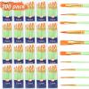 imageESRICH Acrylic Paint Brushes Set8Packs 80 Pcs Nylon Paintbrushes Head Suitable for Acrylic Oil Watercolor Rock Body Face Nail Art Perfect Suit of Art Painting Best Gift for Kids Adult DrawingGreen