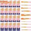 imageESRICH Acrylic Paint Brushes Set8Packs 80 Pcs Nylon Paintbrushes Head Suitable for Acrylic Oil Watercolor Rock Body Face Nail Art Perfect Suit of Art Painting Best Gift for Kids Adult DrawingPink