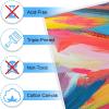 imageESRICH Stretched Canvas for Painting 5 Pack 8x10 Canvas Value Pack Primed AcidFree Cotton Blank Canvas Paint Canvases for Oil ampamp Acrylic Paint11x14