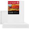 image14 Packs Stretched Canvases for Painting Multi Pack 11x14 944x12 8x10 5x7 4x4 Round Canvas with 8x810x102 of Each Blank Primed Canvas for Oil Paint Acrylic Paint for Beginners Artists6 Packs1Sizes 1620in