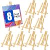 imageESRICH 2 Pack 118quot Wood EaselsTabletop Easel for PaintingPainting Party Displaying Canvases Kids Student Table School Desktop Portable Canvas Photo Picture Sign Holder1188P