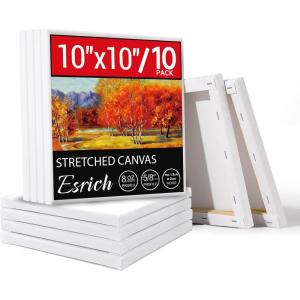 image30 Pack Canvases for Painting with 4x4 5x7 8x10 9x12 11x14 12x16 Painting Canvas for Oil ampamp Acrylic Paint10X10IN 10 Packs