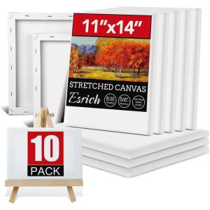 image30 Pack Canvases for Painting with 4x4 5x7 8x10 9x12 11x14 12x16 Painting Canvas for Oil ampamp Acrylic Paint11X14IN 10 Packs