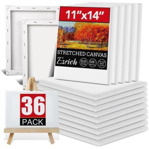 image30 Pack Canvases for Painting with 4x4 5x7 8x10 9x12 11x14 12x16 Painting Canvas for Oil ampamp Acrylic Paint11X14IN 36 Packs