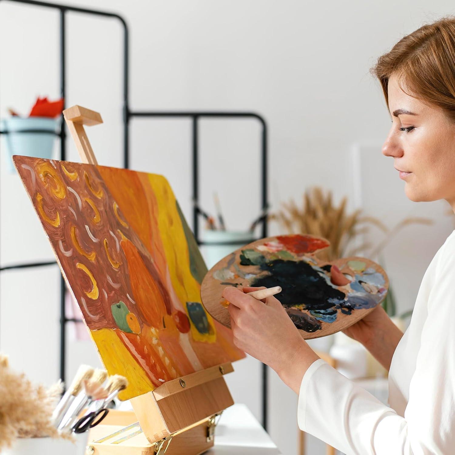 imageESRICH Canvases for Painting 11x14 30 Pack Canvas Boards for Painting Cotton Primed Acid Free Blank Canvas Panels for Oil Paint Watercolor Acrylic Paint Gouache and Tempera8x10