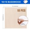 image24Pack Basswood Sheets 4x6x116 Inch Basswood for Laser Cutting ampamp Engraving Thin Plywood Wood Sheets Unfinished Wood for Crafts DIY Architectural Models Wood Burning and PaintingBasswood 10Packs
