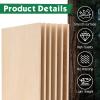 image60 Pack Basswood Sheets 12x12x18 Inch for CraftsUnfinished Wood for Laser Cutting ampamp EngravingWood BuriningPlywood for Architectural ModelsBasswood 12 P