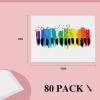 imageESRICH 16 Pack 4x6 Inch Small Canvases for Painting Painting Canvas 4x6 Inch Cotton Primed Acid Free Mini Blank Canvas Panels for Oil PaintWatercolorAcrylic Paint Gouache Tempera8x10in