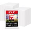 imageESRICH 16 Pack 4x6 Inch Small Canvases for Painting Painting Canvas 4x6 Inch Cotton Primed Acid Free Mini Blank Canvas Panels for Oil PaintWatercolorAcrylic Paint Gouache Tempera5x7in