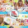 imageESRICH 48 Pack Canvas Boards for Painting 6Pcs of 4x4 4x6 5x6 6x6 8x10 10x10 9x12 11x14 Canvas for Painting Cotton Primed Blank Painting Canvas Panels for Oil Acrylic Watercolor12 pack4x4 5x5 5x7 8x10