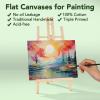 imageESRICH 5x7IN Small Canvases for Painting12 Pack Mini Canvas Boards Cotton Painting Canvas Primed Acid Free Mini Blank Canvas Panels for Oil PaintWatercolorAcrylic PaintGouacheampampTempera8x10in 42pack