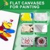 imageESRICH 5x7IN Small Canvases for Painting12 Pack Mini Canvas Boards Cotton Painting Canvas Primed Acid Free Mini Blank Canvas Panels for Oil PaintWatercolorAcrylic PaintGouacheampampTempera11x14in 12pack