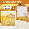 imageESRICH 5x7IN Small Canvases for Painting12 Pack Mini Canvas Boards Cotton Painting Canvas Primed Acid Free Mini Blank Canvas Panels for Oil PaintWatercolorAcrylic PaintGouacheampampTempera4x4in 24pack