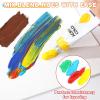 imageESRICH Acrylic Paint Set 12 Colors2 Pack with 20 Paint Brushes24 Acrylic Paints for AdultsKidsBeginnerProfessional ArtistsNonToxic Craft Paint kit for PaperCanvasRockWoodCeramic2 Set 12 Color