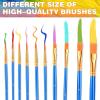 imageESRICH Acrylic Paint Set 12 Colors2 Pack with 20 Paint Brushes24 Acrylic Paints for AdultsKidsBeginnerProfessional ArtistsNonToxic Craft Paint kit for PaperCanvasRockWoodCeramic2 Set 12 Color