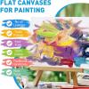 imageESRICH Canvas Boards for Painting 5x7IN 48 Pack Small Canvases for Painting Canvas Primed AcidFree Blank Canvas Panels for Oil Paint Watercolor Acrylic Paint Gouache ampamp Tempera11x14in